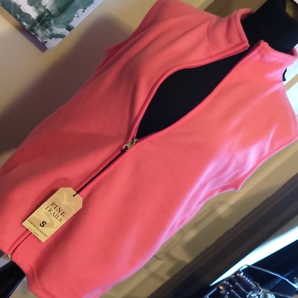 NWT Pine trail polar fleece vest